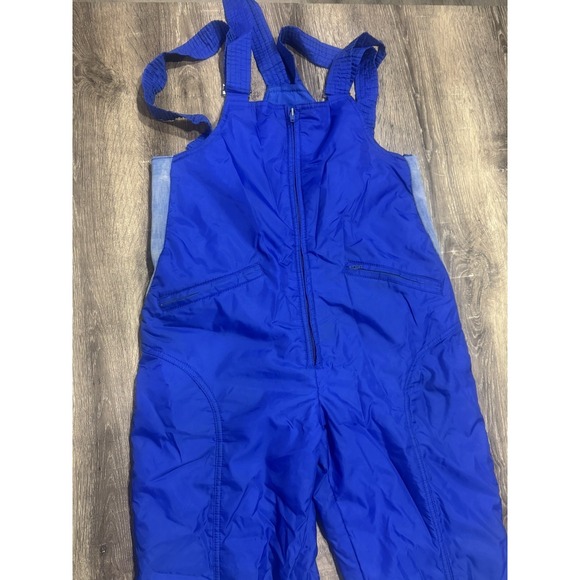 Vintage Miller Ski Bibs Overalls Snow Pants Snowboard Royal Blue Size S - Picture 4 of 11